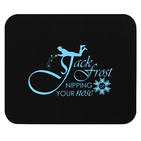 Jack Frost Typography Design Mouse Pads
