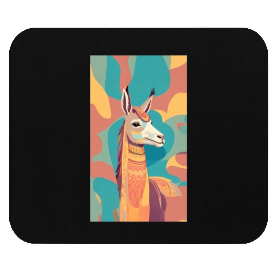 Alpaca art Mouse Pads
