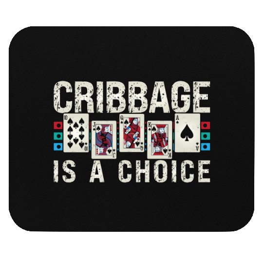 Cribbage Is A Choice Board Game Playing Cards Mouse Pads