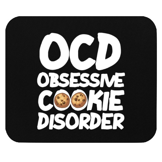 Funny Cookie Lover Gift, Cool Cookies Eater Mouse Pads