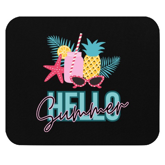 Hello Summer vibes Mouse Pads