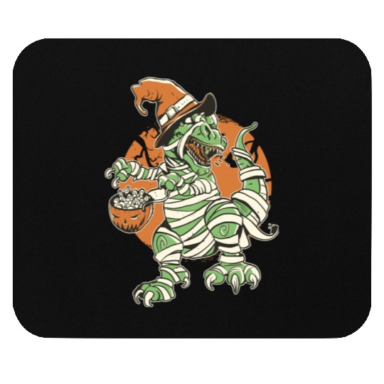 Halloween t-rex mummy Mouse Pads