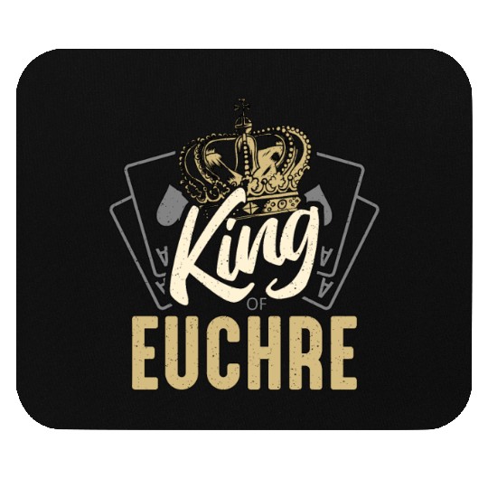Euchre King Of Euchre Board Game Playing Cards Mouse Pads