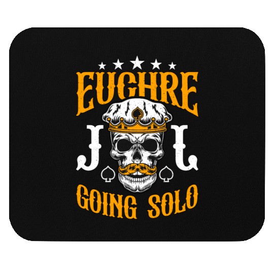 Euchre Going Solo Board Game Loves Playing Cards Mouse Pads