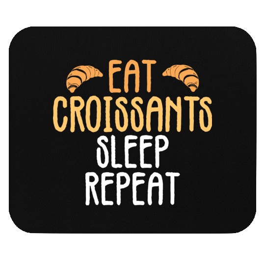 Croissant Love Joke Bakery Bread Pastry Patisserie Mouse Pads