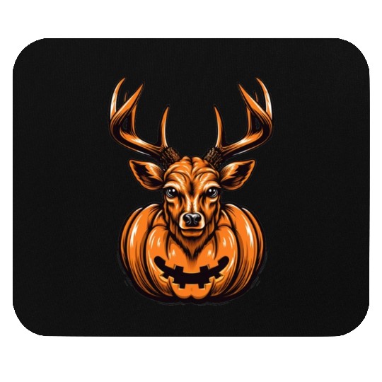 Deer Pumpkin Lazy Halloween Party Costume Kids Mouse Pads