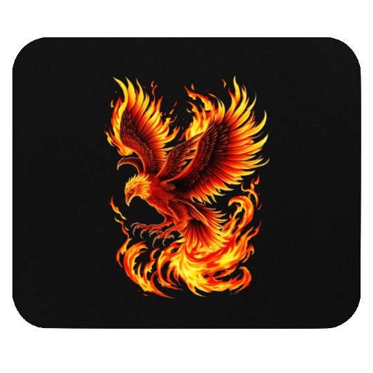 Phoenix Bird Mouse Pads