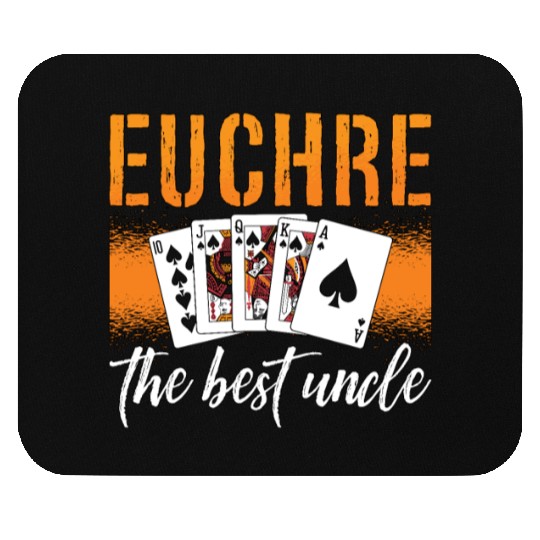 Euchre The Best Uncle Playing Cards Euchre Player Mouse Pads