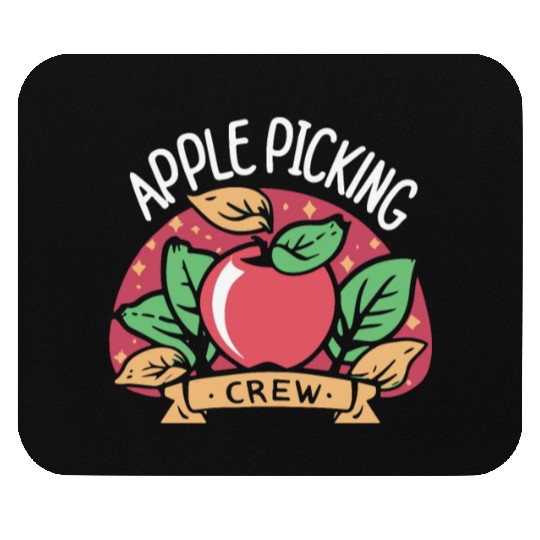 Apple Picking Crew Mouse Pads