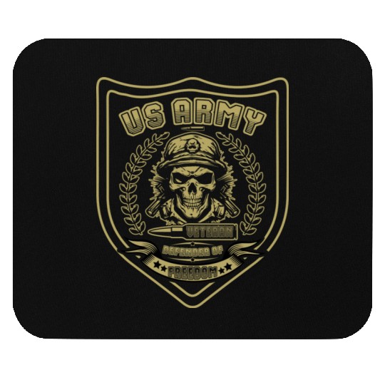 US Army Veteran Defender of Freedom Mouse Pads