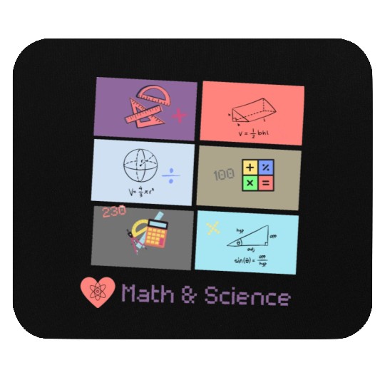 I love math and science Mouse Pads
