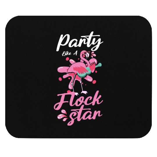Swimming Pool Pool Party Flamingo Summer Mouse Pads