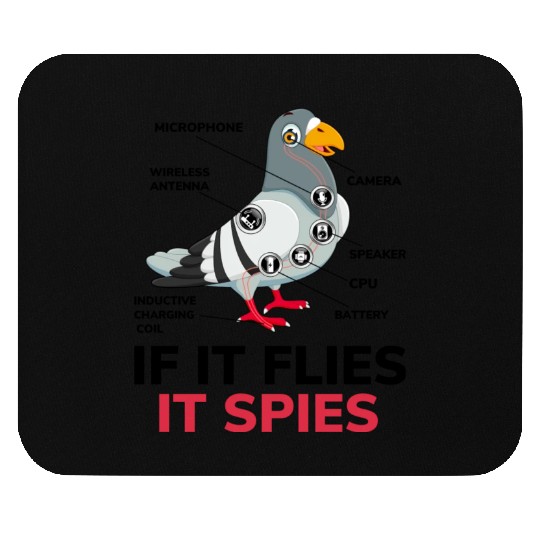 If It Flies It Spies Pigeon Anatomy Bird Aren t Mouse Pads