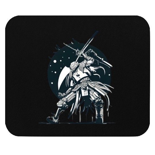 Robot ninja Mouse Pads