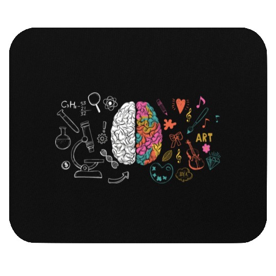 Colorful Brain Science And Art Creative Cool Mouse Pads
