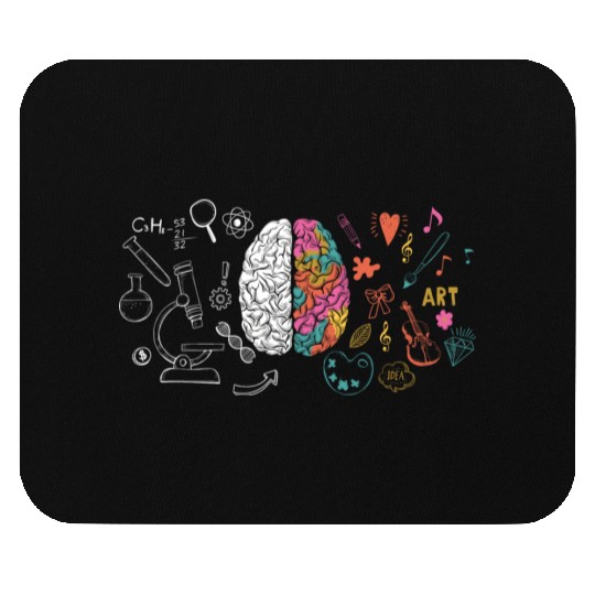 Colorful Brain Science And Art Creative Cool Mouse Pads