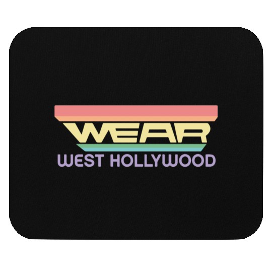 Wear West Hollywood Apparel with Vintage Rainbow Mouse Pads