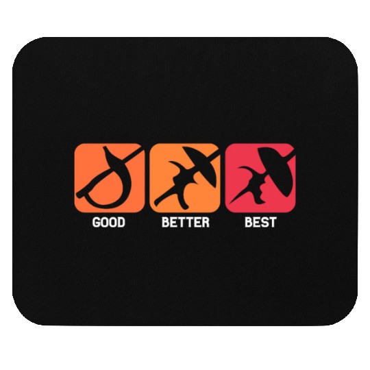 Fencing Swords Good Better Best Mouse Pads