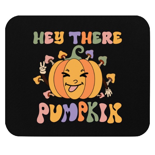 Hey There pumpkin Mouse Pads