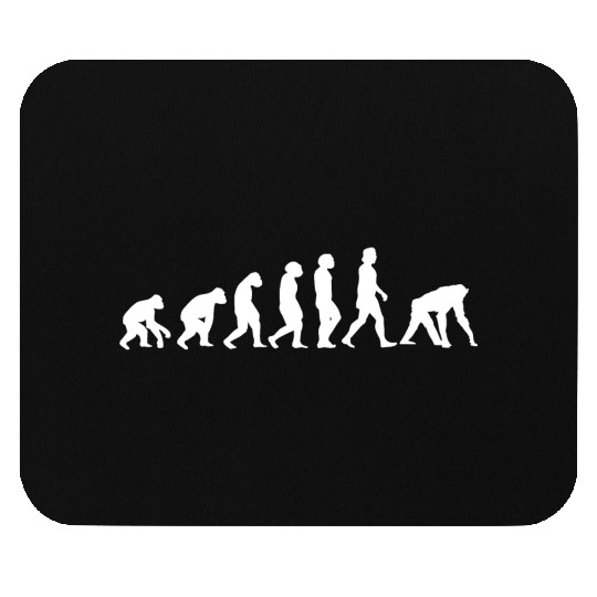 Monkey white evolution animals chimpanzee Mouse Pads
