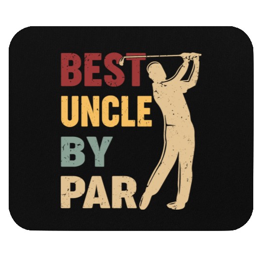 Best Uncle By Par Funny Golf Vintage Mouse Pads
