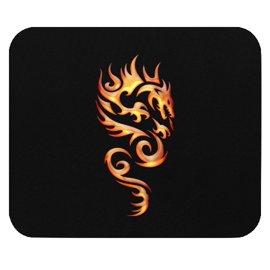 Golden Dragon Mouse Pads