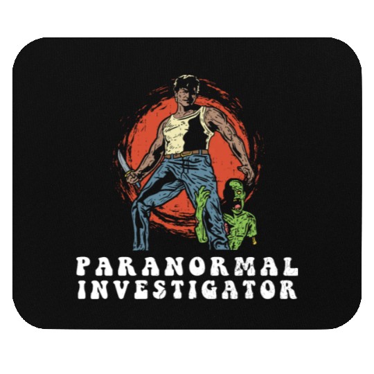 Ghost Hunting Paranormal Investigator Mouse Pads
