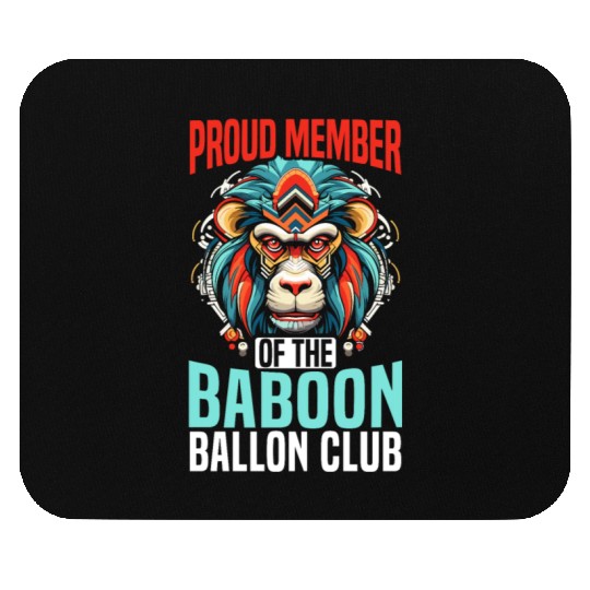 Baboon Monkey Lover Wildlife Animal Zookeeper Mouse Pads