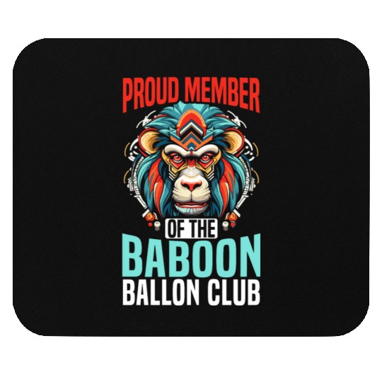 Baboon Monkey Lover Wildlife Animal Zookeeper Mouse Pads