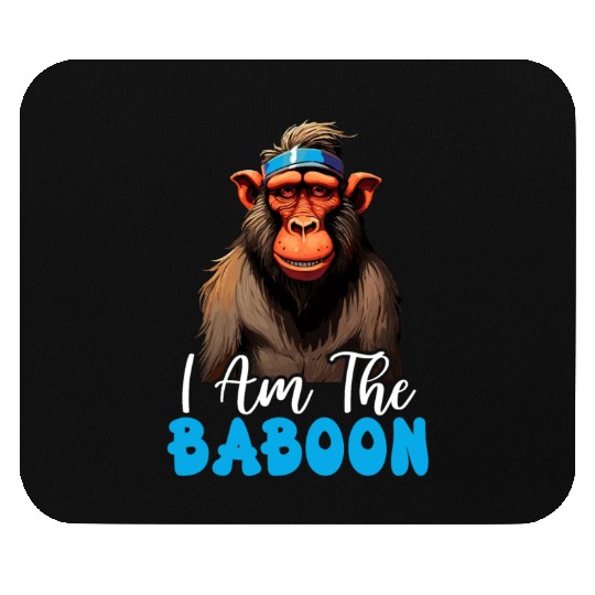Baboon Monkey Lover Wildlife Animal Zookeeper Mouse Pads