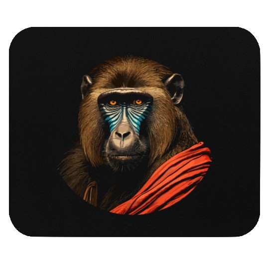 Baboon Monkey Lover Wildlife Animal Zookeeper Mouse Pads