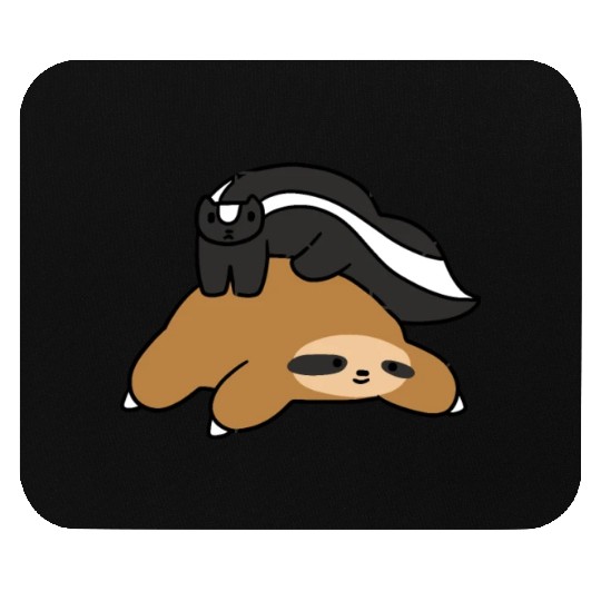 Sloth and Skunk Mouse Pads