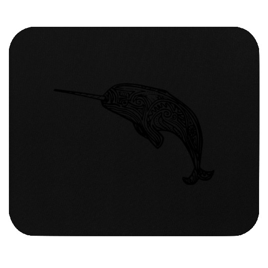 Narwhal Swirl Mouse Pads