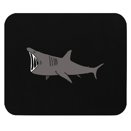 Simple Basking Shark Mouse Pads
