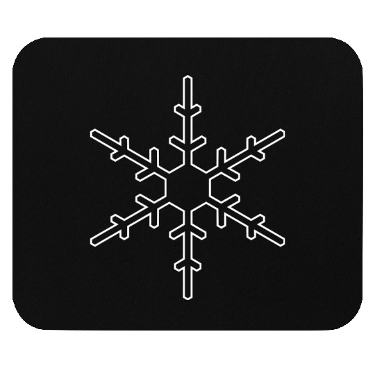 Snowflake Winter Mouse Pads
