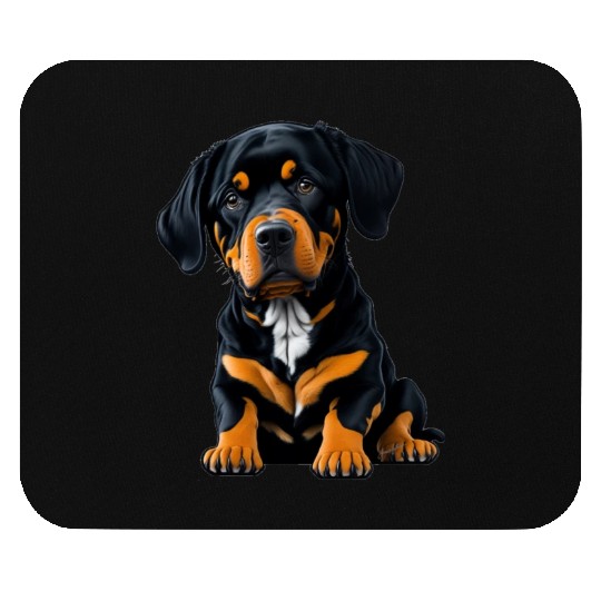 Rottweiler Puppy Dog Mouse Pads