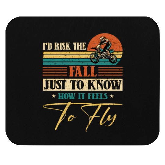 Risk Fall How Feel To Fly Motocross Supercross Mouse Pads