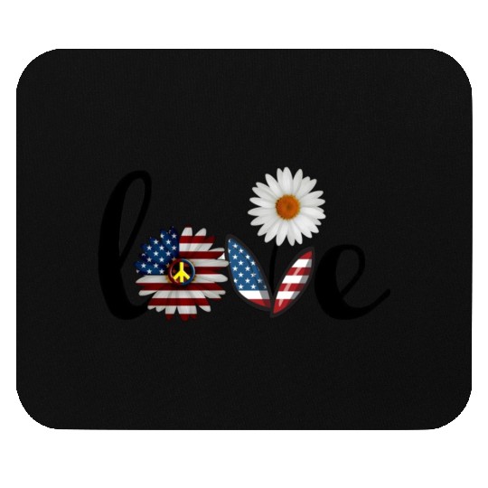 Love daisy solid Mouse Pads