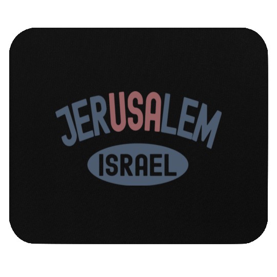 Usa Jerusalem Israel Mouse Pads