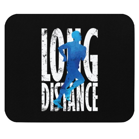 Long Distance Running Mouse Pads