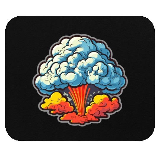 Explosion Fireworks Pyrotechnics Mouse Pads