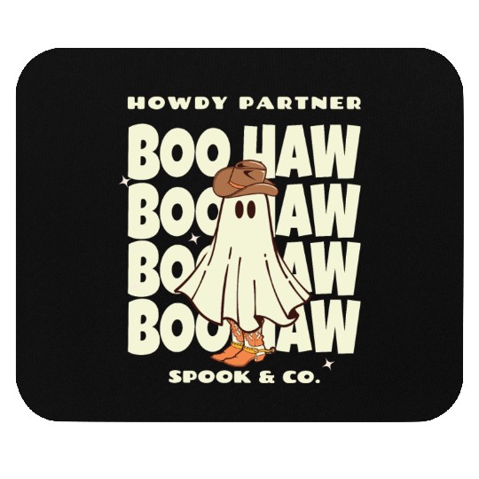 Howdy Partner Boo Haw Spook & Co. Mouse Pads
