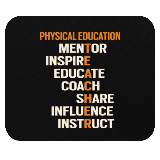 Pe Physical Education Teacher Teach Back To School Mouse Pads
