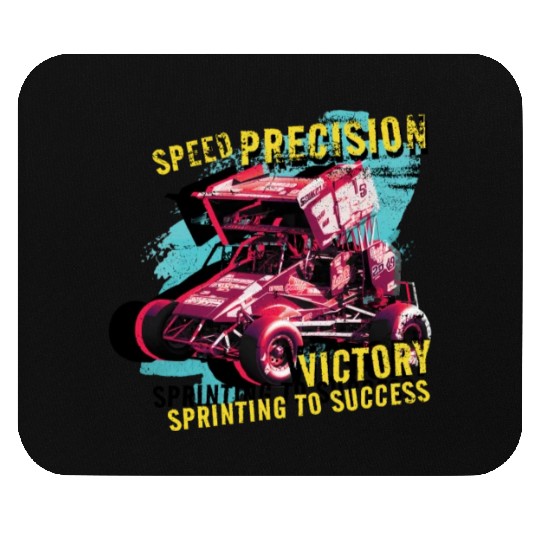 Sprint Car Mom Dirt Track Racing Racing Race Day Mouse Pads