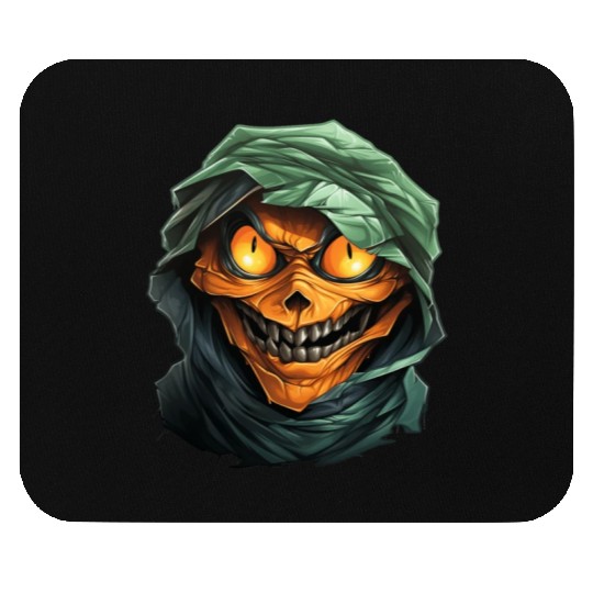 Halloween Spooky Cartoon Mummy Mouse Pads