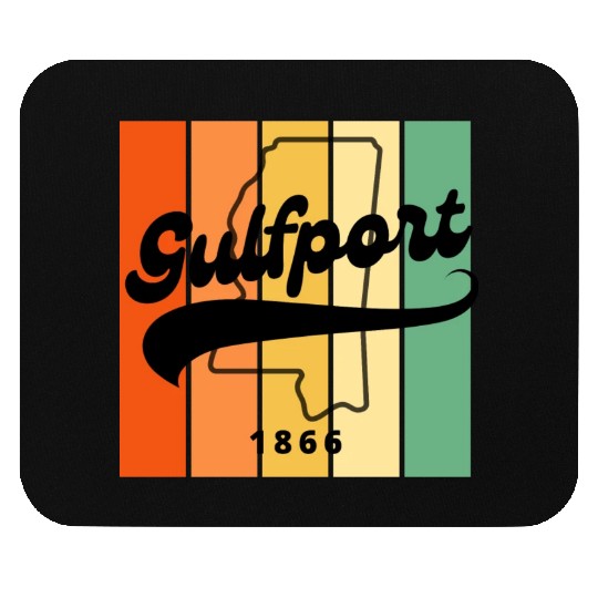 Gulfport Mississippi 1866 Mouse Pads