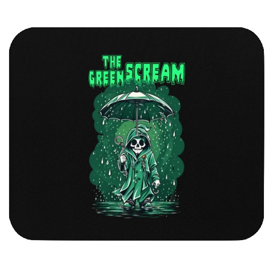 The Green Scream Mouse Pads