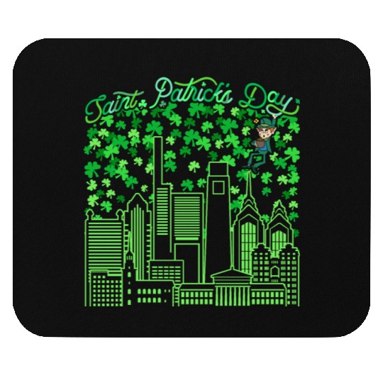 Saint Patrick's Day Philadelphia Pennsylvania Mouse Pads
