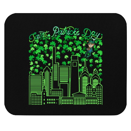 Saint Patrick's Day Philadelphia Pennsylvania Mouse Pads