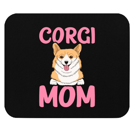 Corgi Mom Mouse Pads
